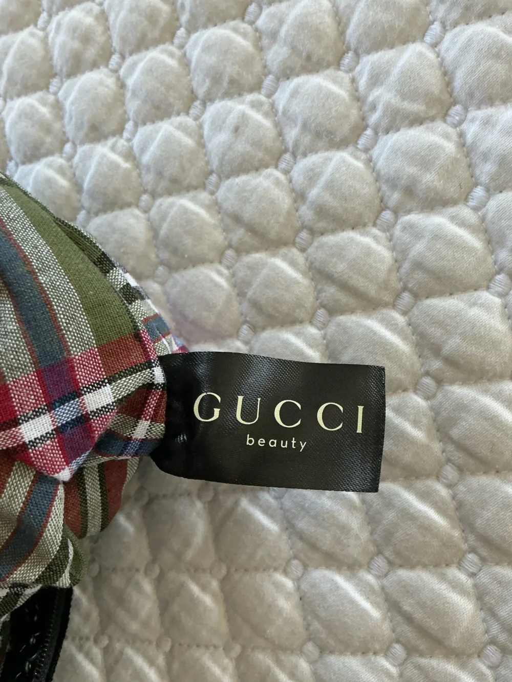 Gucci Black Canvas Beauty Novelty Travel Pouch Men